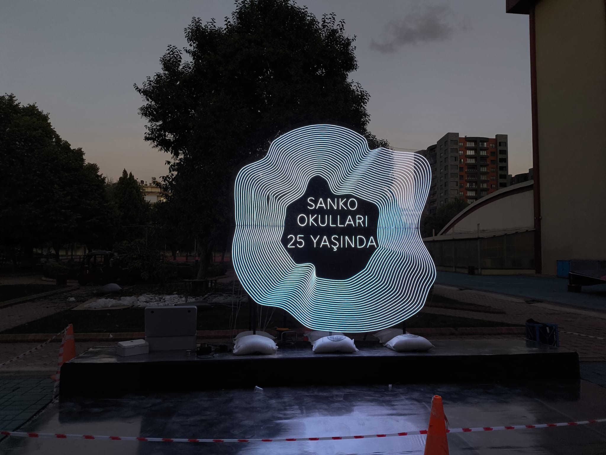 SANKO Okulları Neon Tabela 