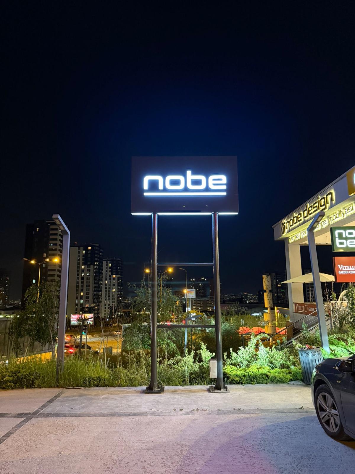 Nobe Mobilya Işıklı Totem