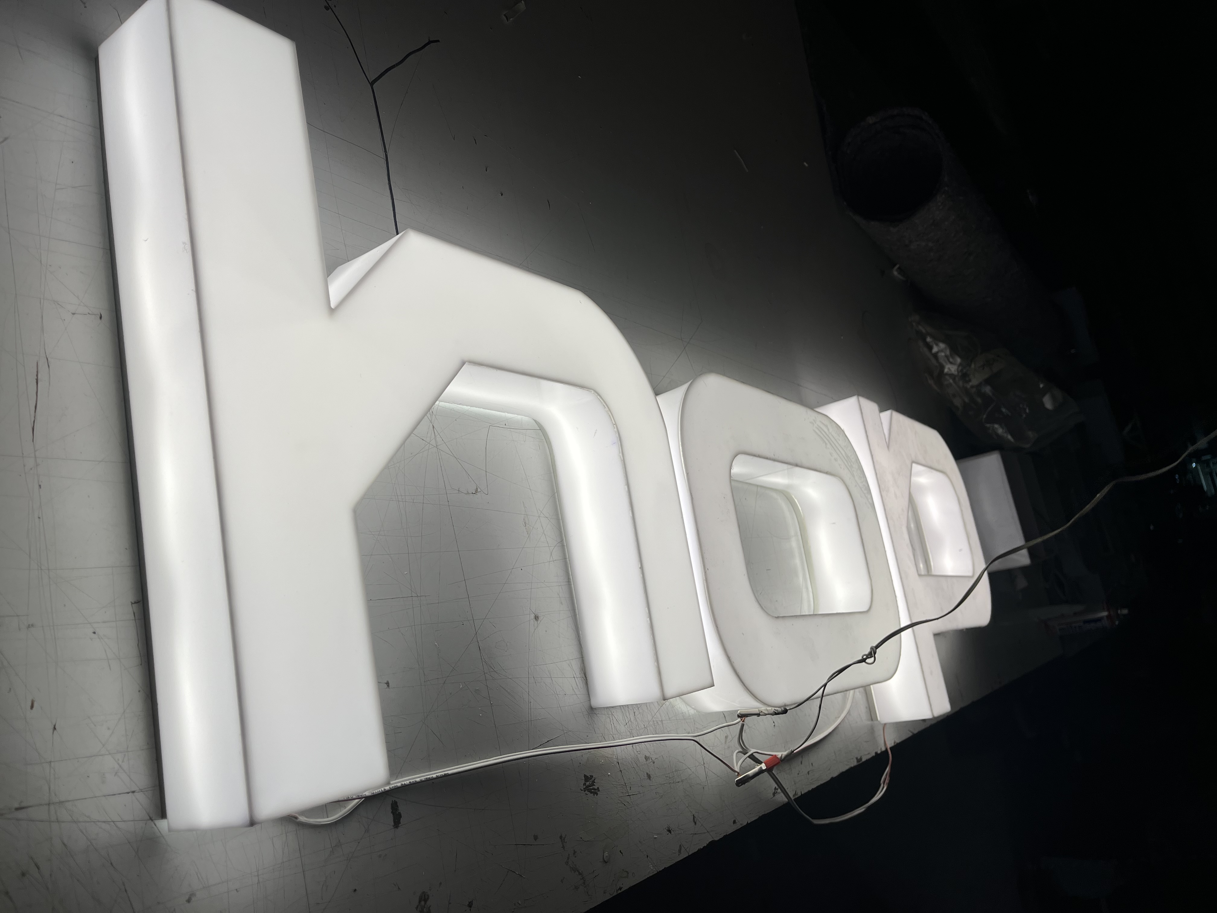 HOP Pleksi Kutu Harf