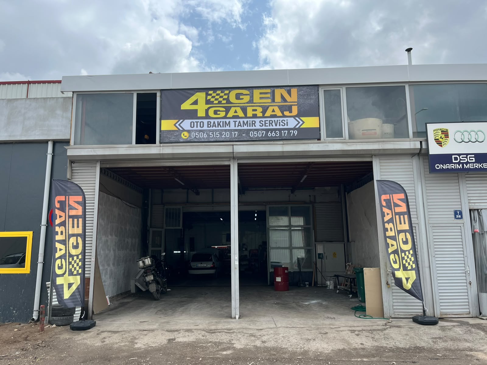 4GEN Garaj Işıksız Germe Tabela
